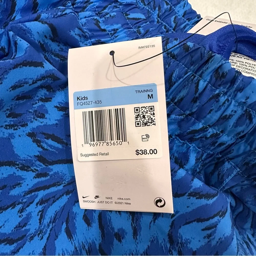 Nike Girl’s Blue Patterned Shorts